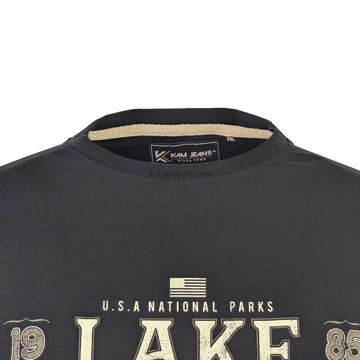 Kam Lake Yellowstone T-Shirt - KBS 5792 - Jet Black 2