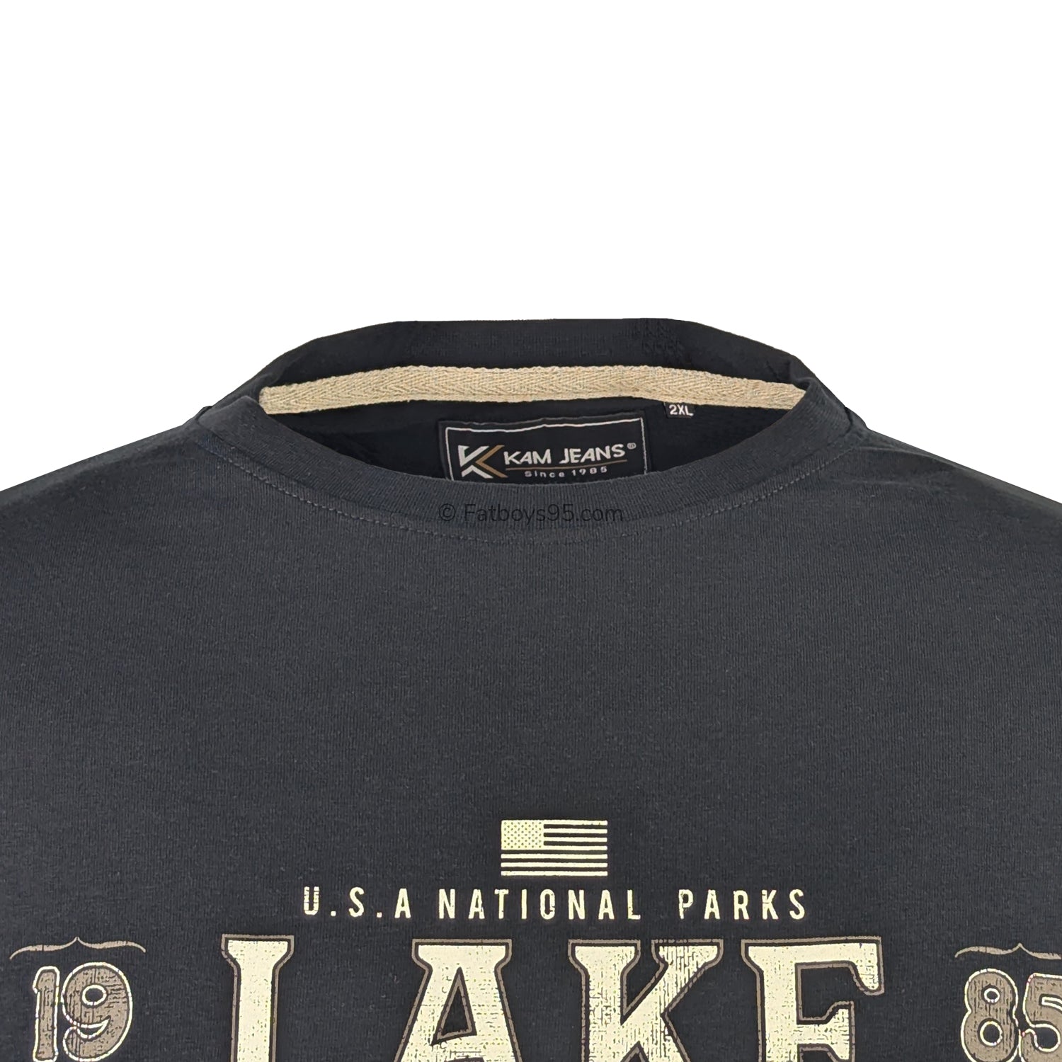 Kam Lake Yellowstone T-Shirt - KBS 5792 - Jet Black 2