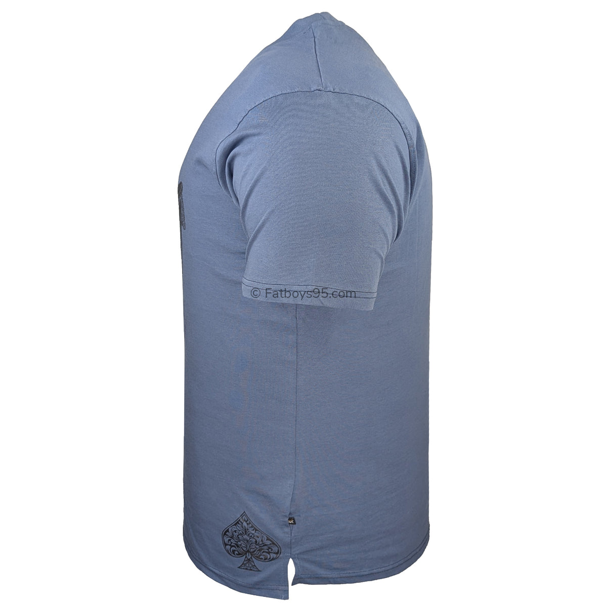 Kam Bulldog Print T-Shirt - KBS 5794 - Indigo 4