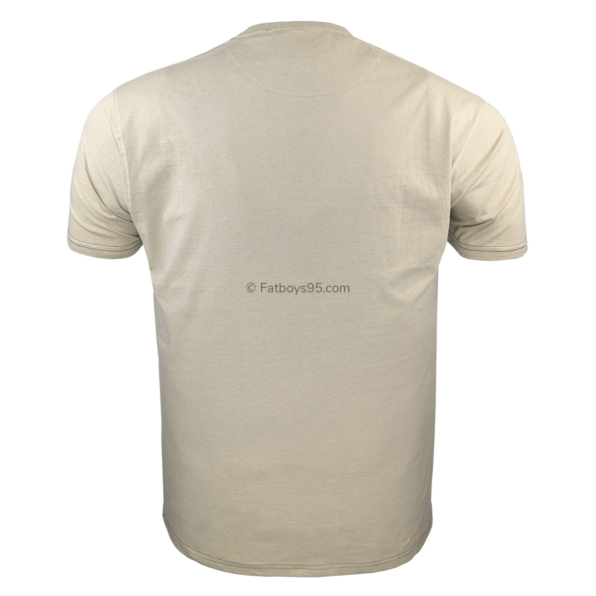 Kam Bulldog Print T-Shirt - KBS 5794 - Stone 3