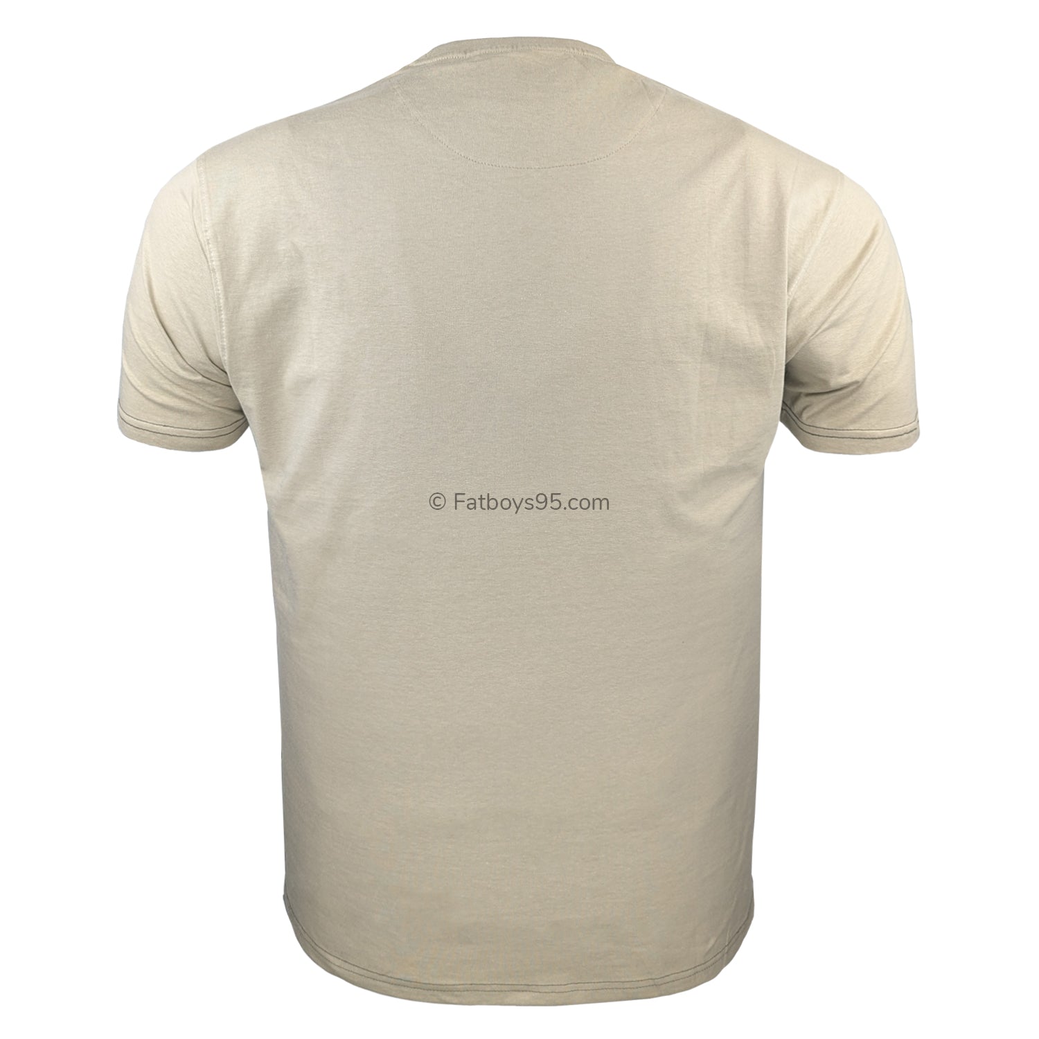 Kam Bulldog Print T-Shirt - KBS 5794 - Stone 3