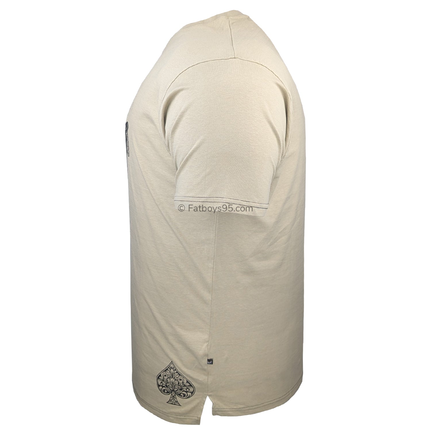 Kam Bulldog Print T-Shirt - KBS 5794 - Stone 4