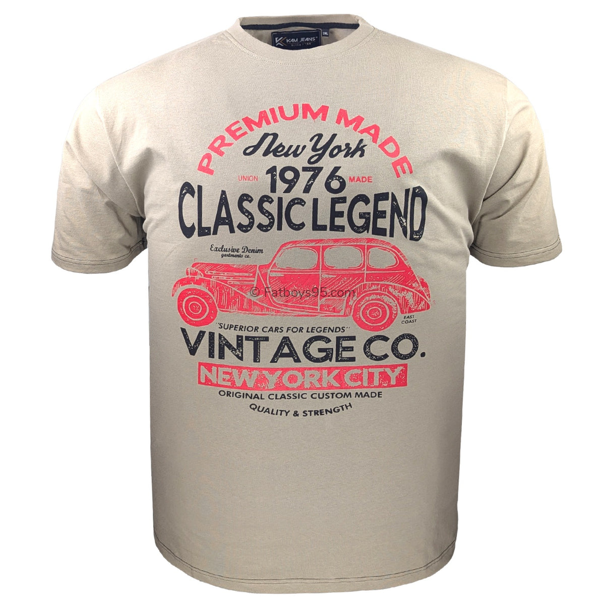 Kam Classic Legends Print Tee - KBS 5808 - Laurel Oak 1