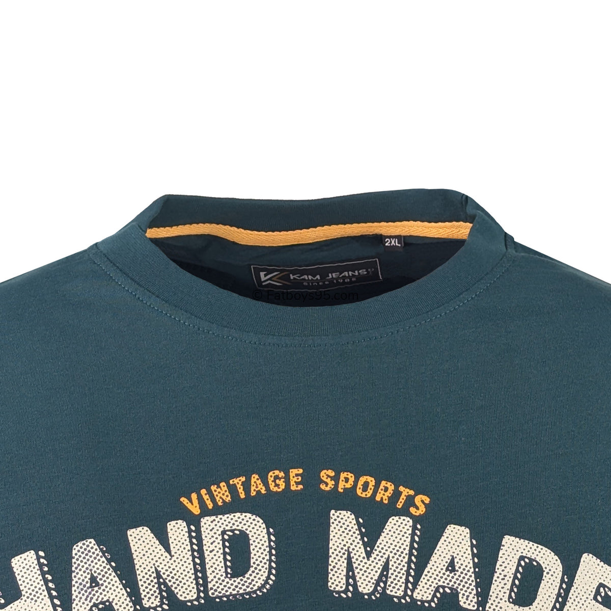 Kam California Finest Goods Print Tee - KBS 5809 - Dark Green 2