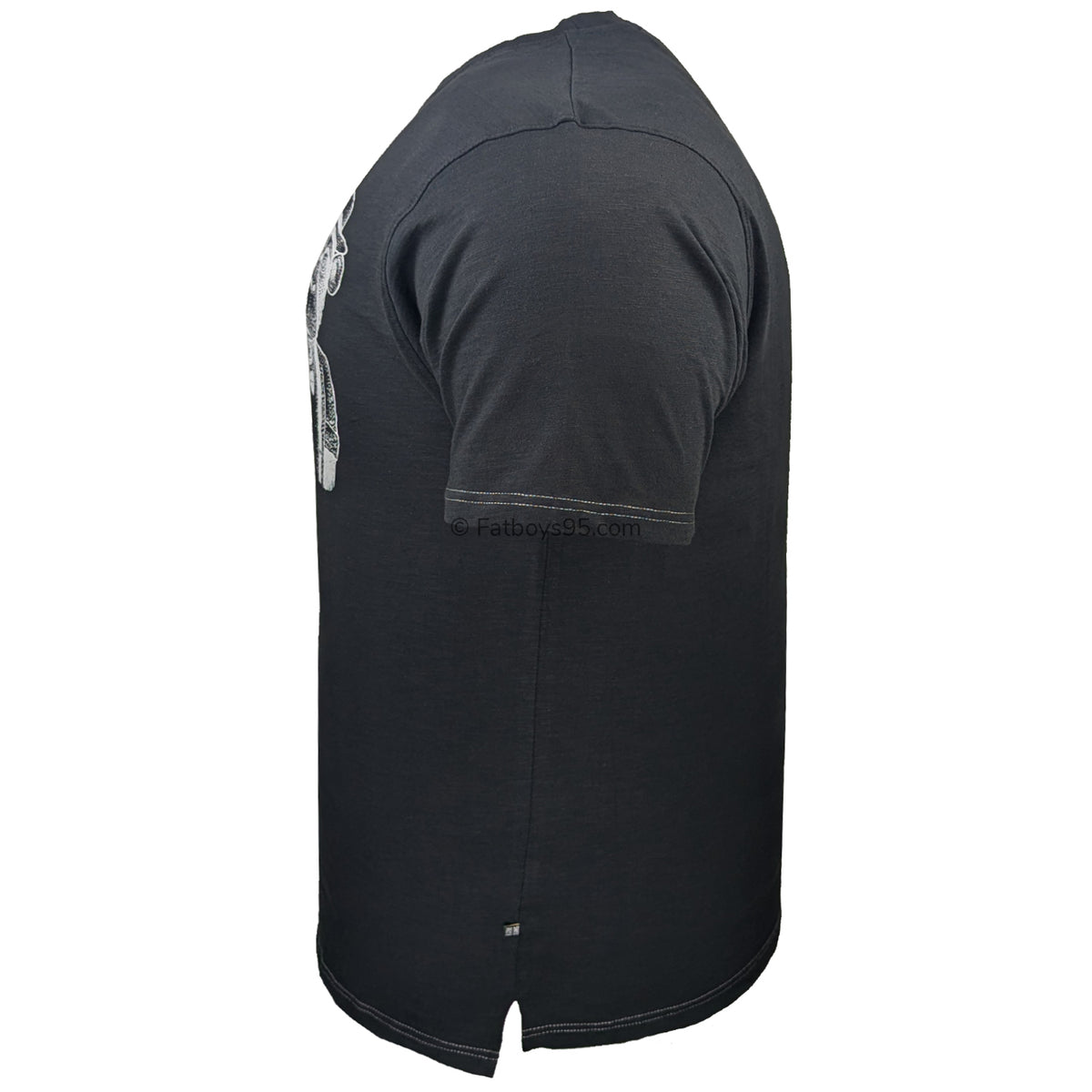 Kam Music Gorilla Print Tee - KBS 5812 - Black 4