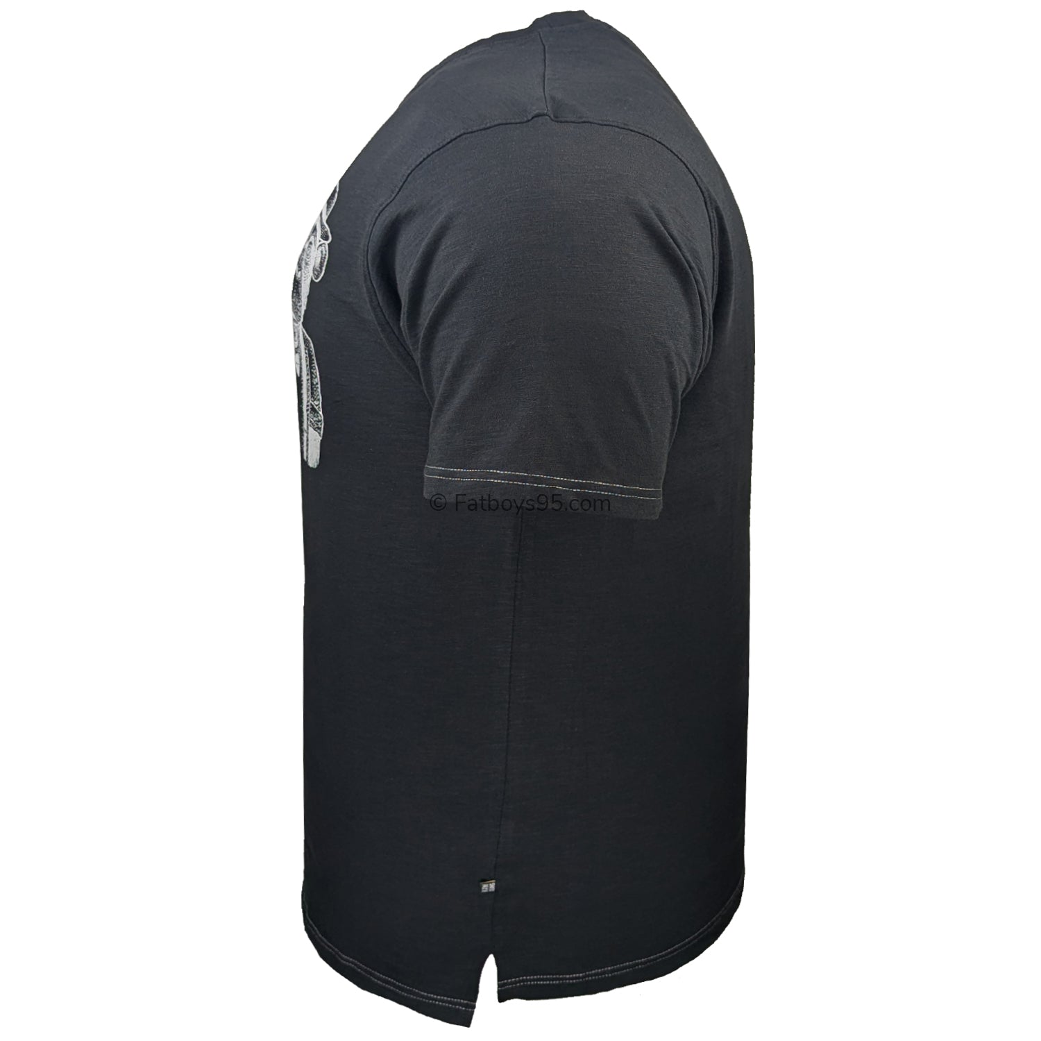 Kam Music Gorilla Print Tee - KBS 5812 - Black 4