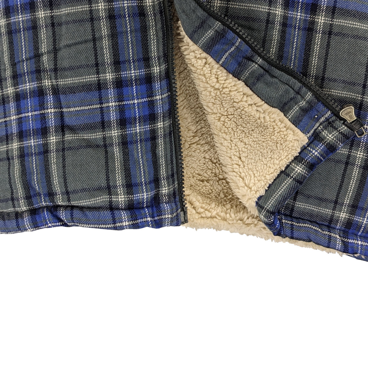 Kam Zip Thru Sherpa Lined Shirt - KBS 6231 - Charcoal 2