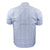 Kam Grandad Collar Stripe S/S Shirt - KBS 6288 - Blue 3