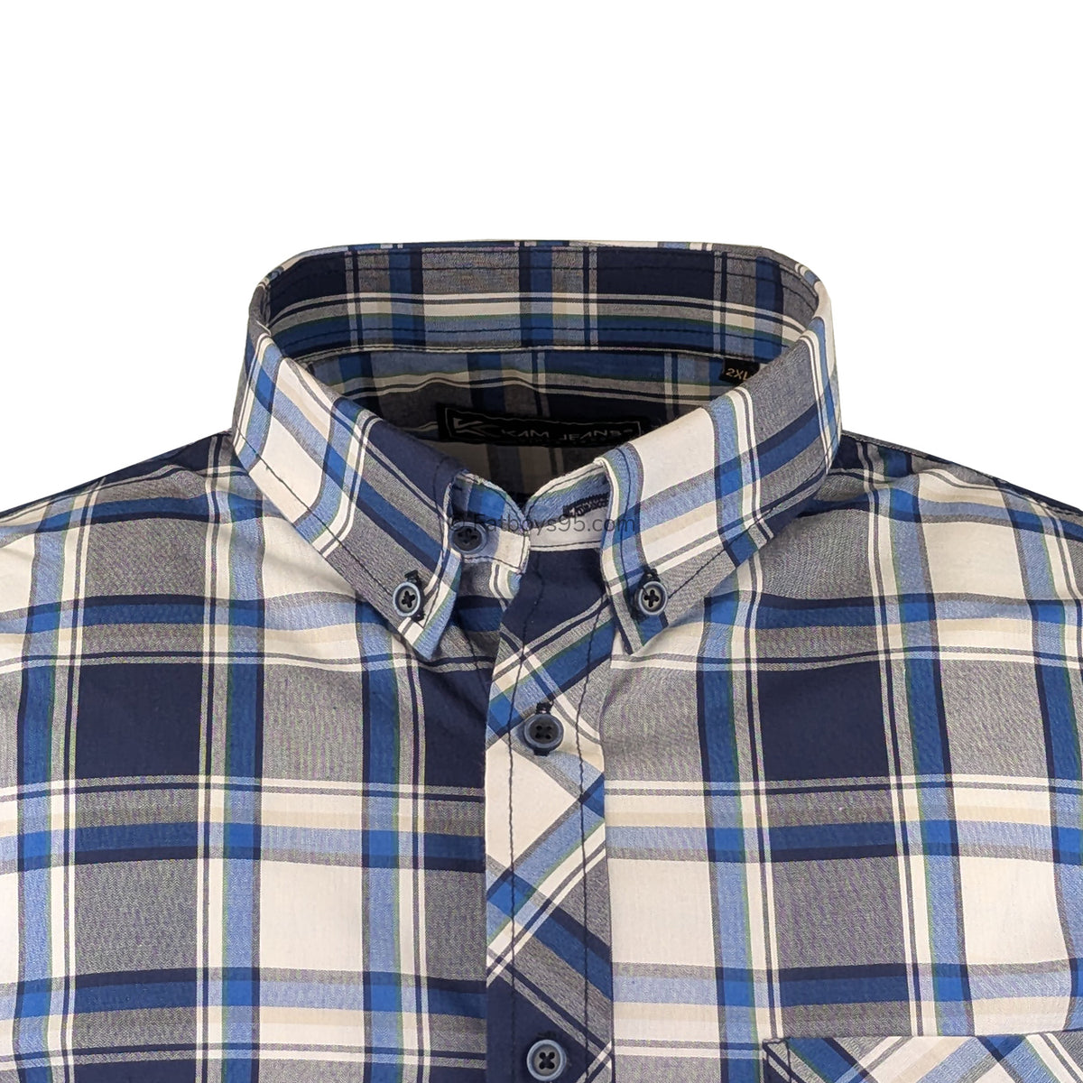 Kam S/S Shirt - KBS 6301 - Navy 2