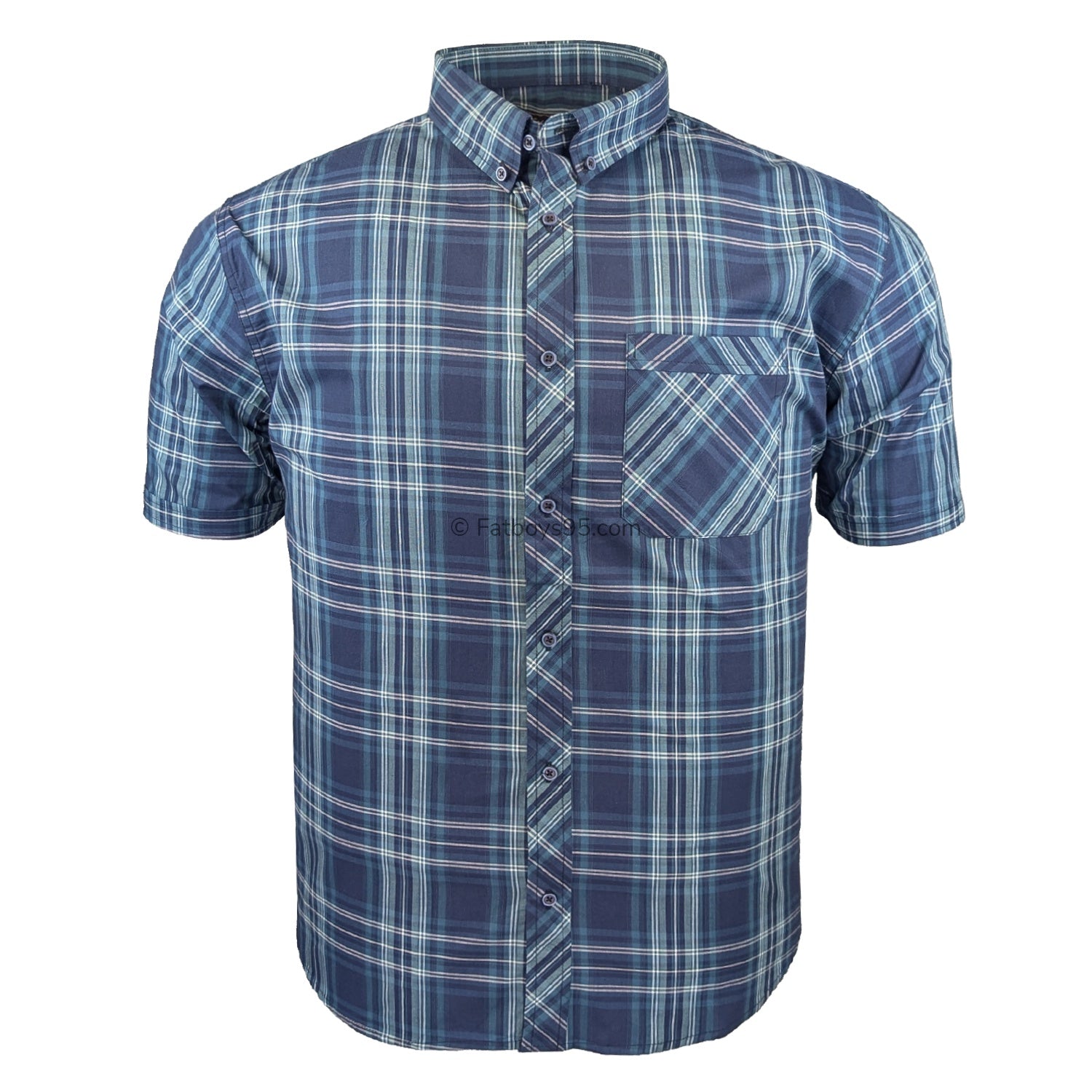 Kam S/S Shirt - KBS 6301 - Teal 1