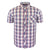 Kam Check S/S Shirt - KBS 6337 - White 1