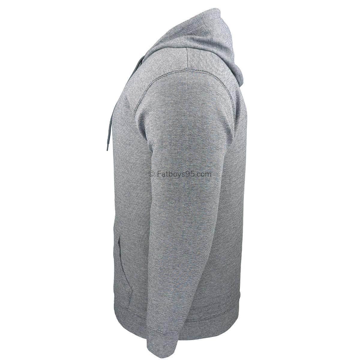 Kam Textured Full Zip Hoody - KBS 7078 - Charcoal 4