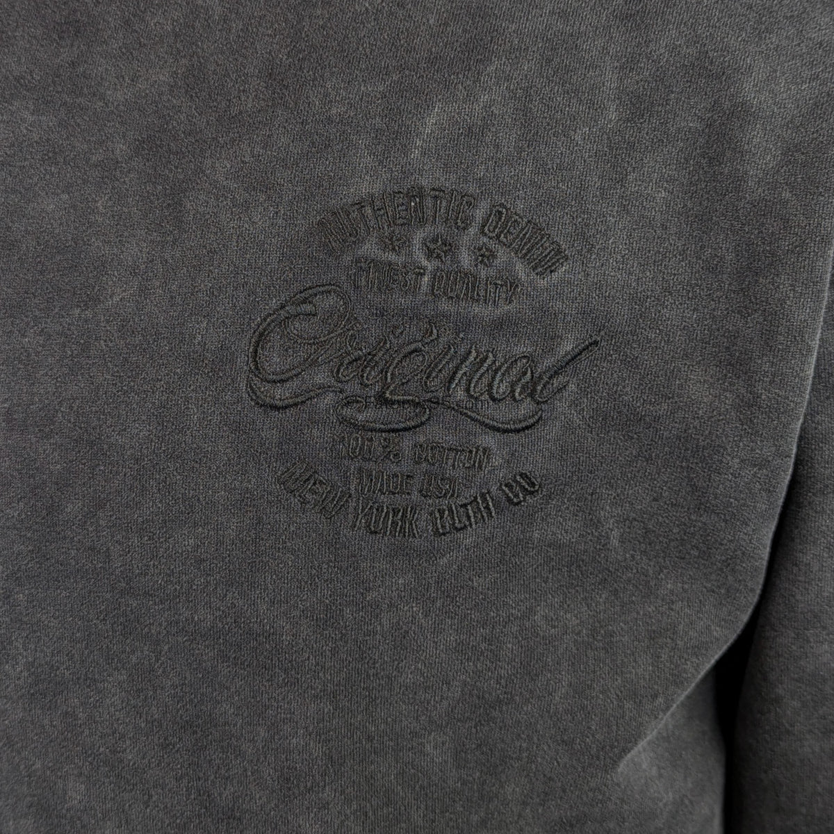 Kam Garment Dye Sweatshirt - KBS 7081 - Black 3