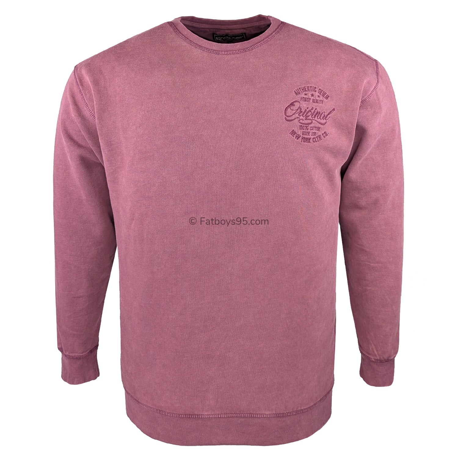 Kam Garment Dye Sweatshirt - KBS 7081 - Fig 1