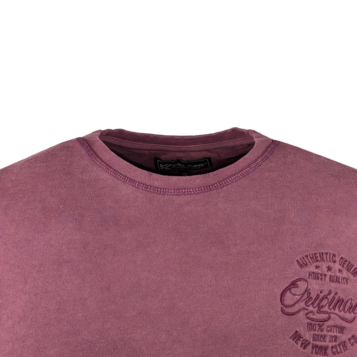 Kam Garment Dye Sweatshirt - KBS 7081 - Fig 2