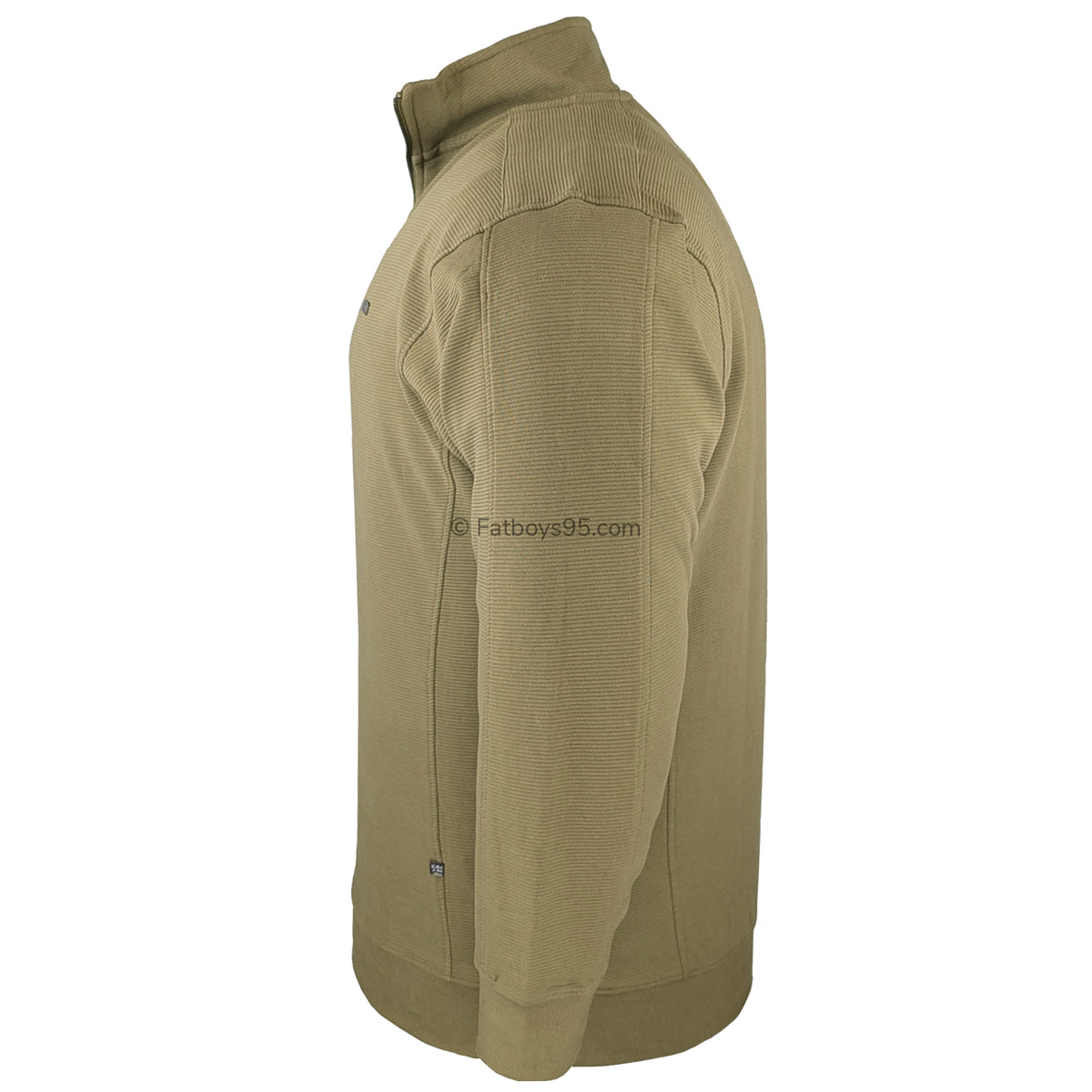 Kam 1/4 Zip Jacquard Sweater - KBS 7090 - Dark Olive 6