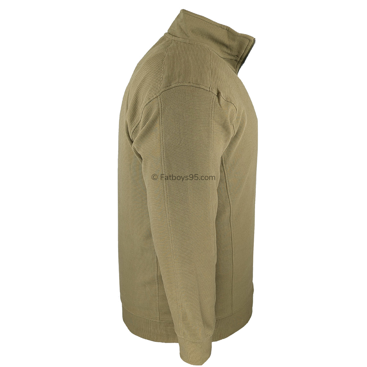 Kam 1/4 Zip Jacquard Sweater - KBS 7090 - Dark Olive 6