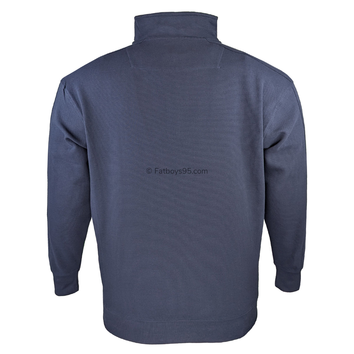 Kam 1/4 Zip Jacquard Sweater - KBS 7090 - Navy 5