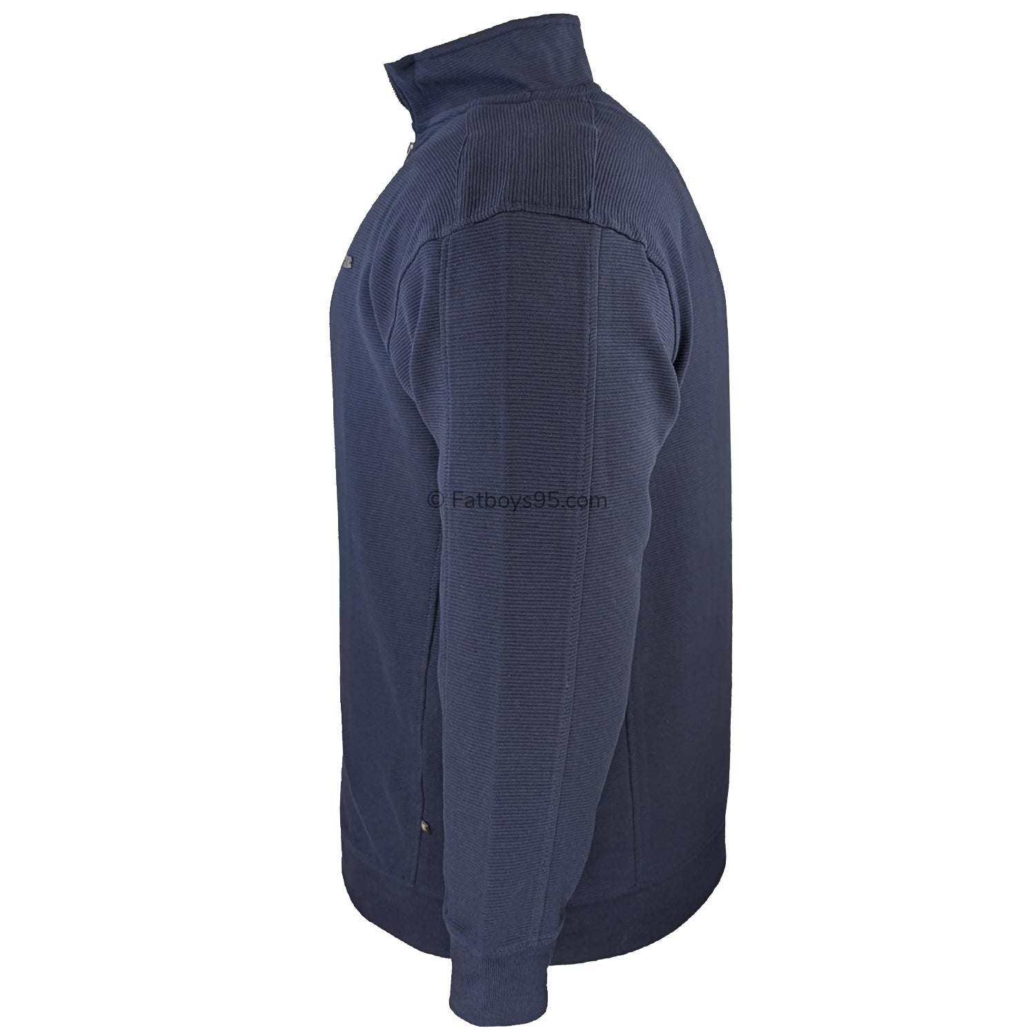 Kam 1/4 Zip Jacquard Sweater - KBS 7090 - Navy 6