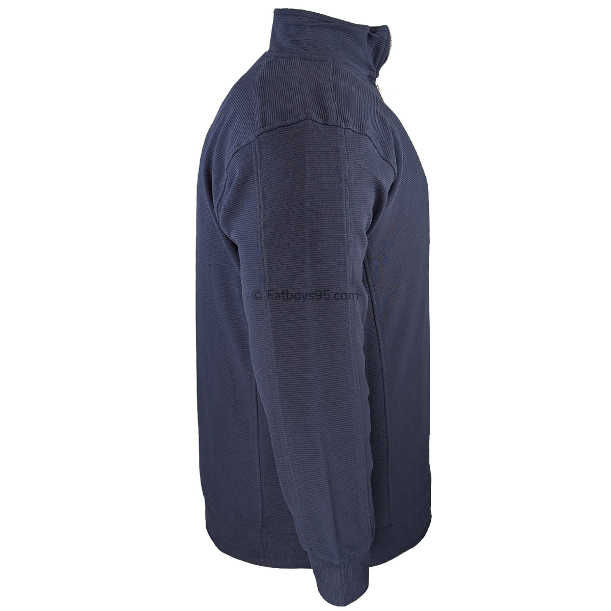 Kam 1/4 Zip Jacquard Sweater - KBS 7090 - Navy 7