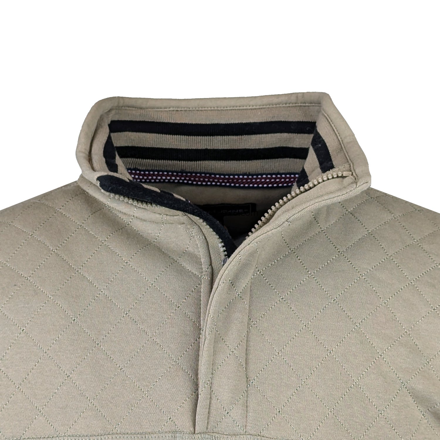 Kam 1/4 Zip Panel Mock Sweat Top - KBS 7092 - Laurel Oak 2