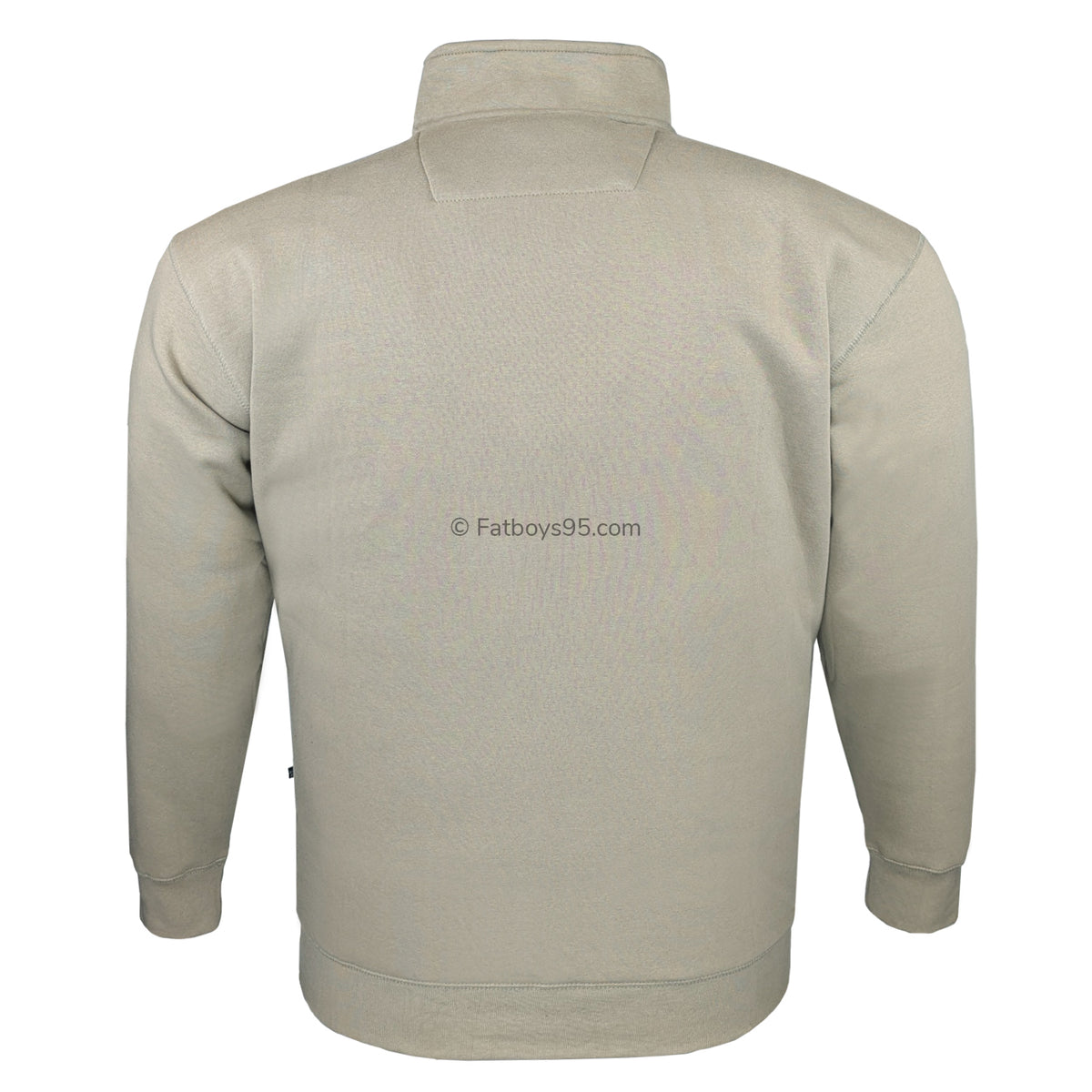 Kam 1/4 Zip Panel Mock Sweat Top - KBS 7092 - Laurel Oak 3