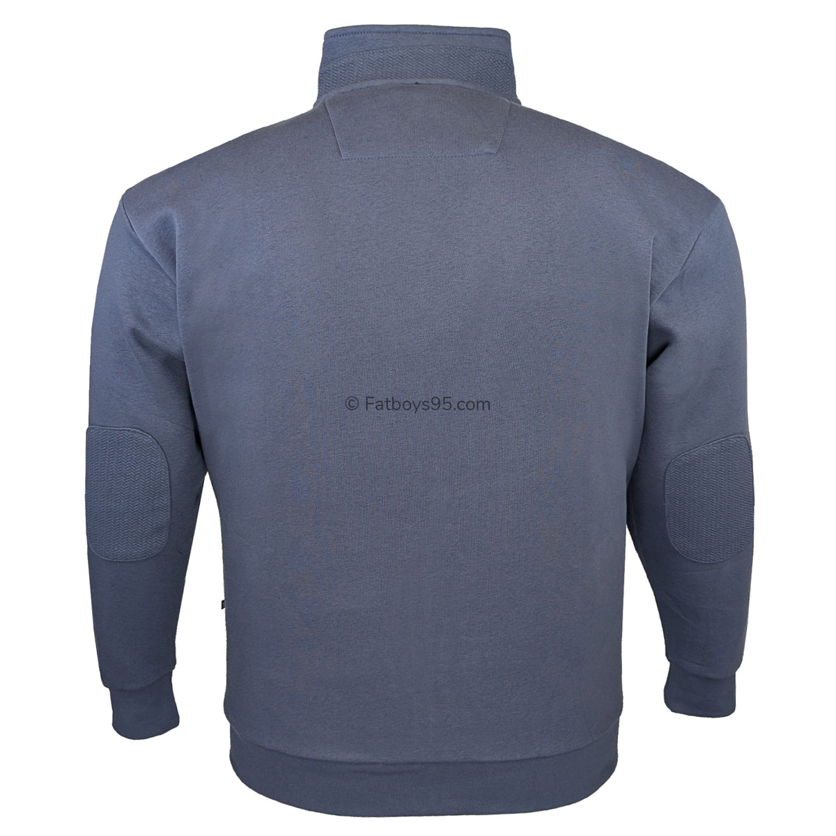 Kam Textured Full Zip Top - KBS 7093 - Vintage Indigo 3