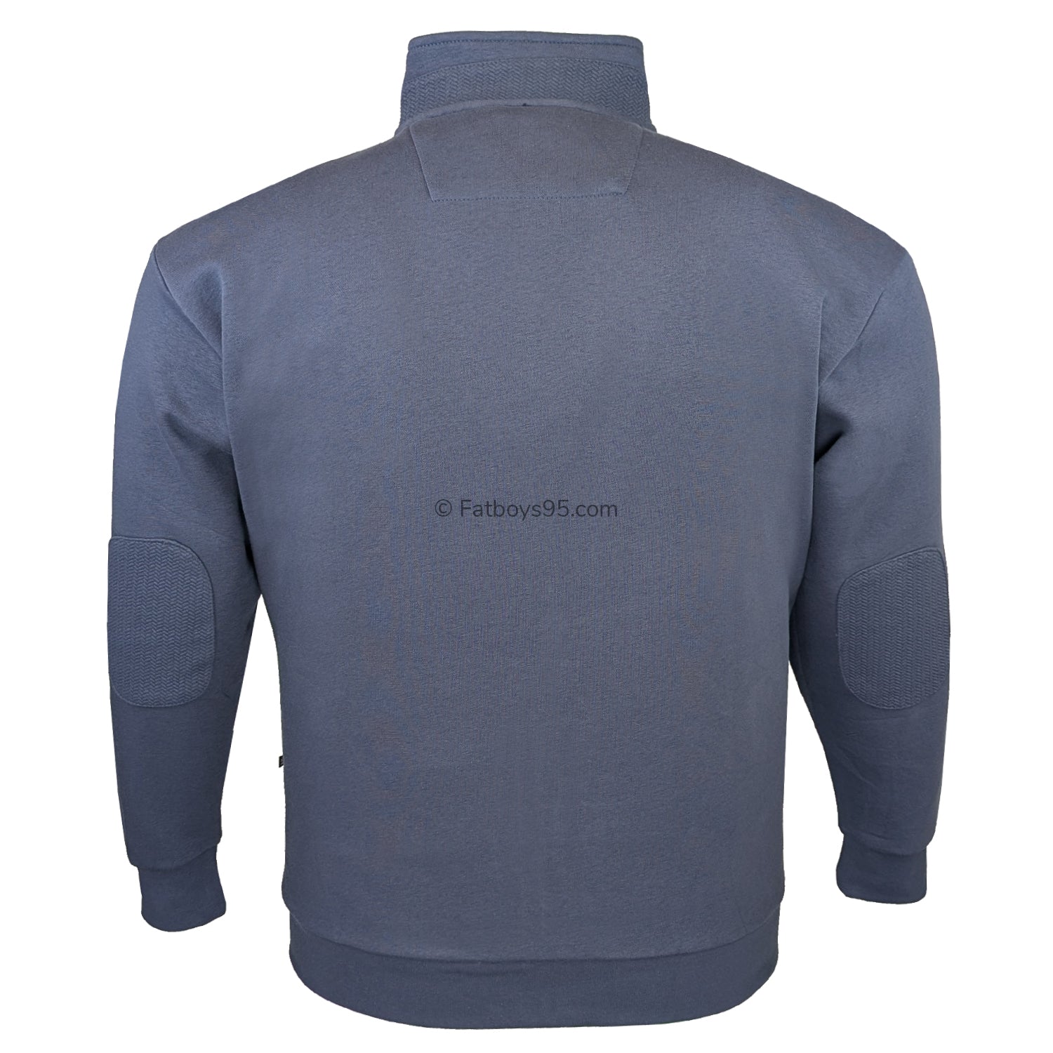 Kam Textured Full Zip Top - KBS 7093 - Vintage Indigo 3