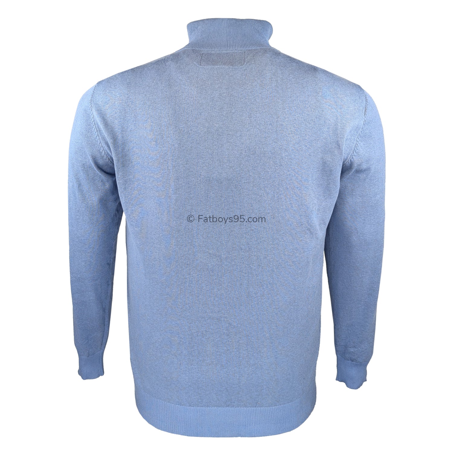 Kam 1/4 Zip Knit Top - KBS 94 - Powder Blue 6