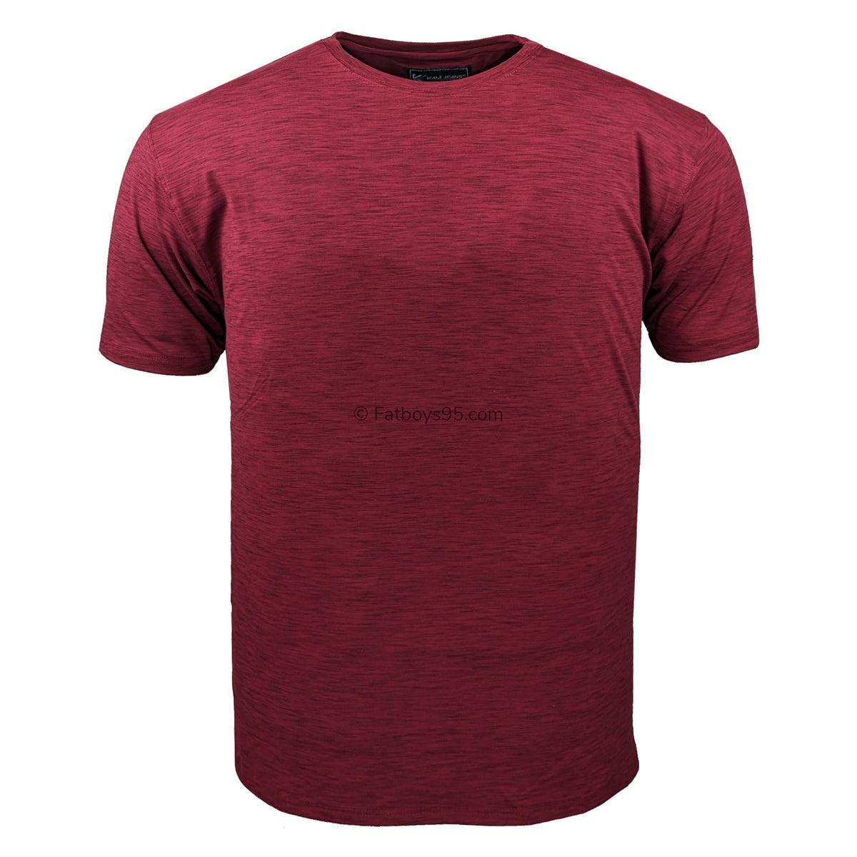 Kam Active Performance Marl Tee - KBS AP001 - Burgundy 1