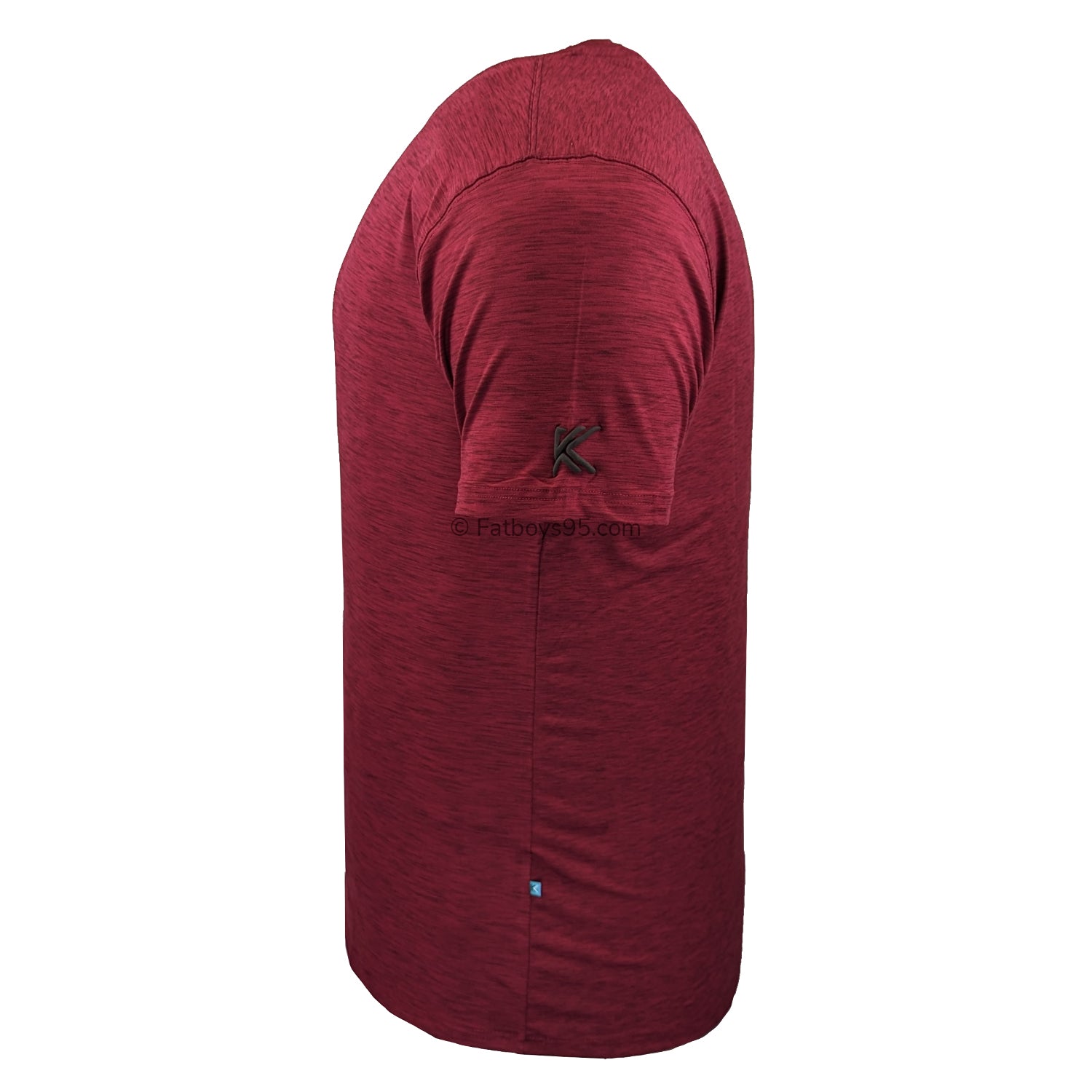 Kam Active Performance Marl Tee - KBS AP001 - Burgundy 4