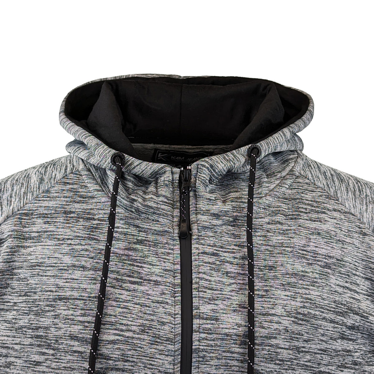 Kam Active Performance Sleeveless Hoody - AP007 - Grey 2