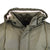 Kam Sherpa Lined Parka Coat - KBS KV112 - Army Green 2