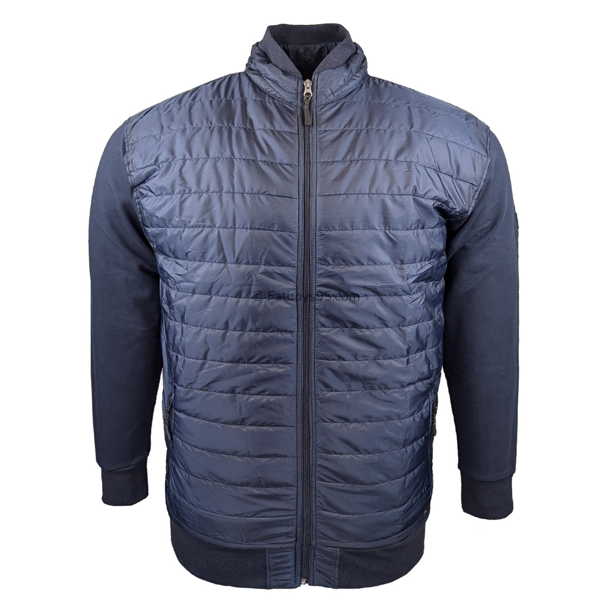 Kam Hybrid Full Zip Jacket - KBS KV137 - Navy 1