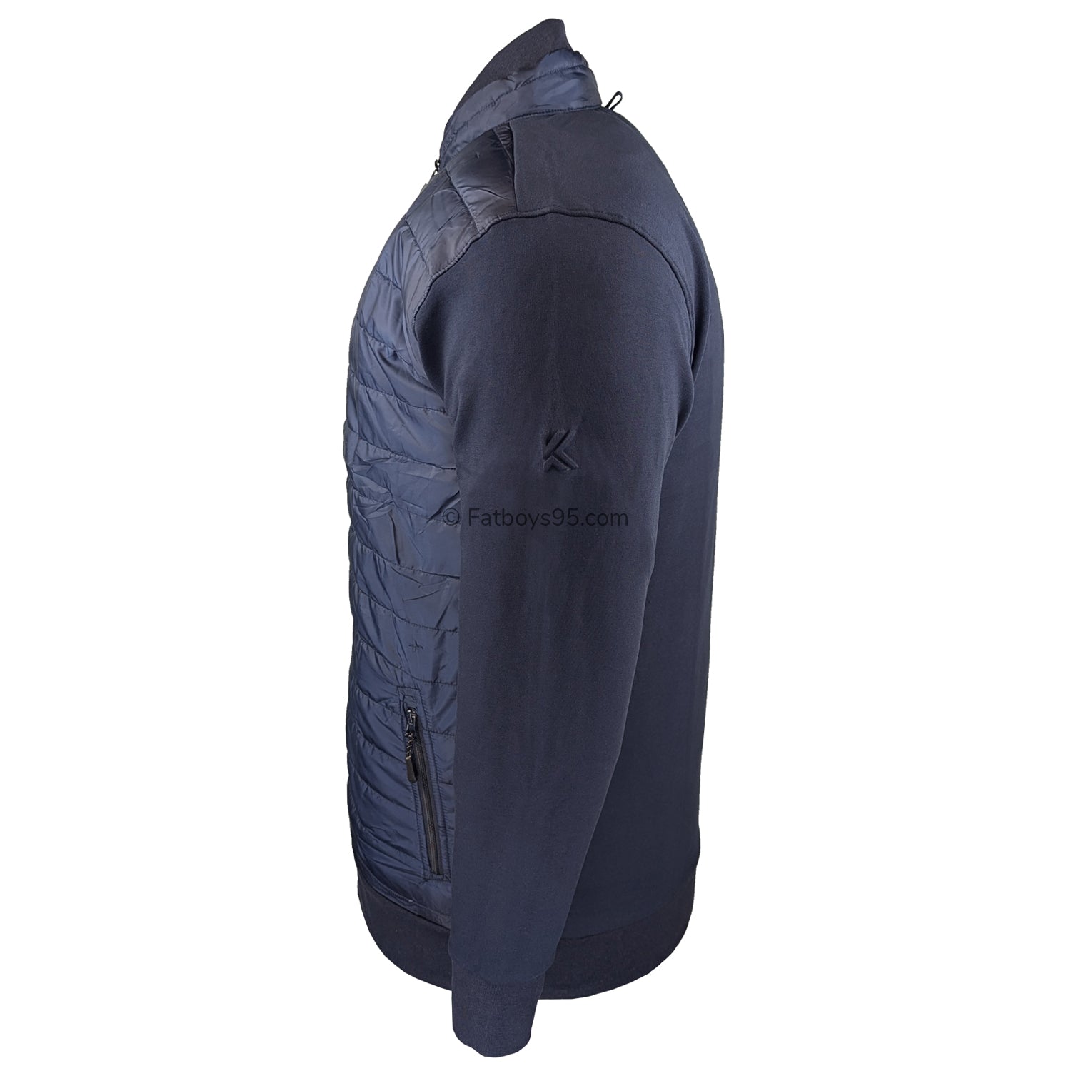 Kam Hybrid Full Zip Jacket - KBS KV137 - Navy 5