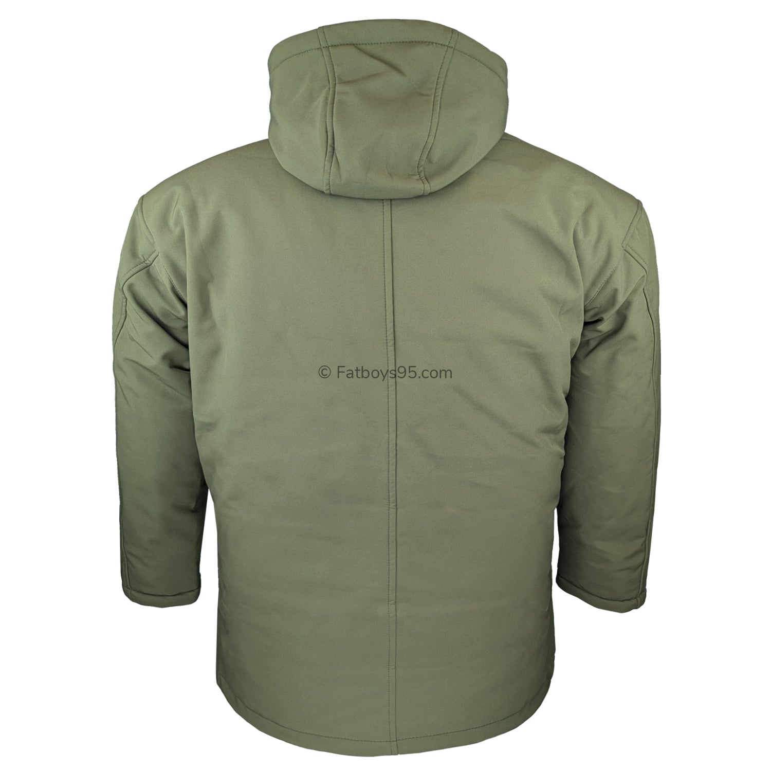 Kam Long Quilted Soft Shell Coat - KBS KV144 - Khaki 3