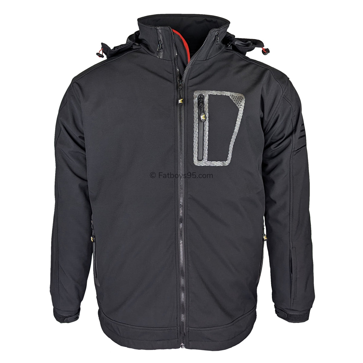 Kam Soft Shell Jacket - KBS KV39 - Black 1