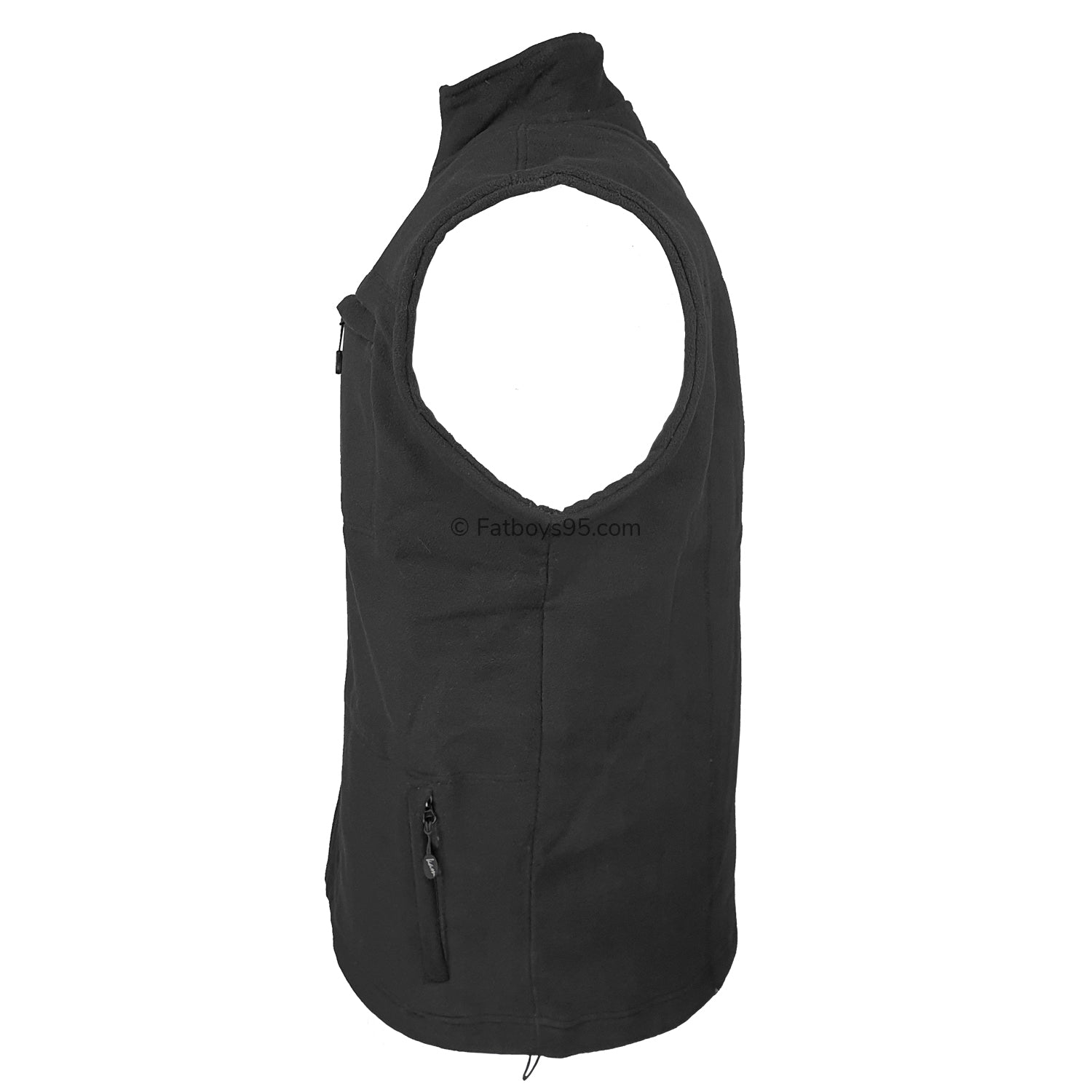 Kam Sherpa Lined Fleece Gilet - KBS KV99 - Black 4