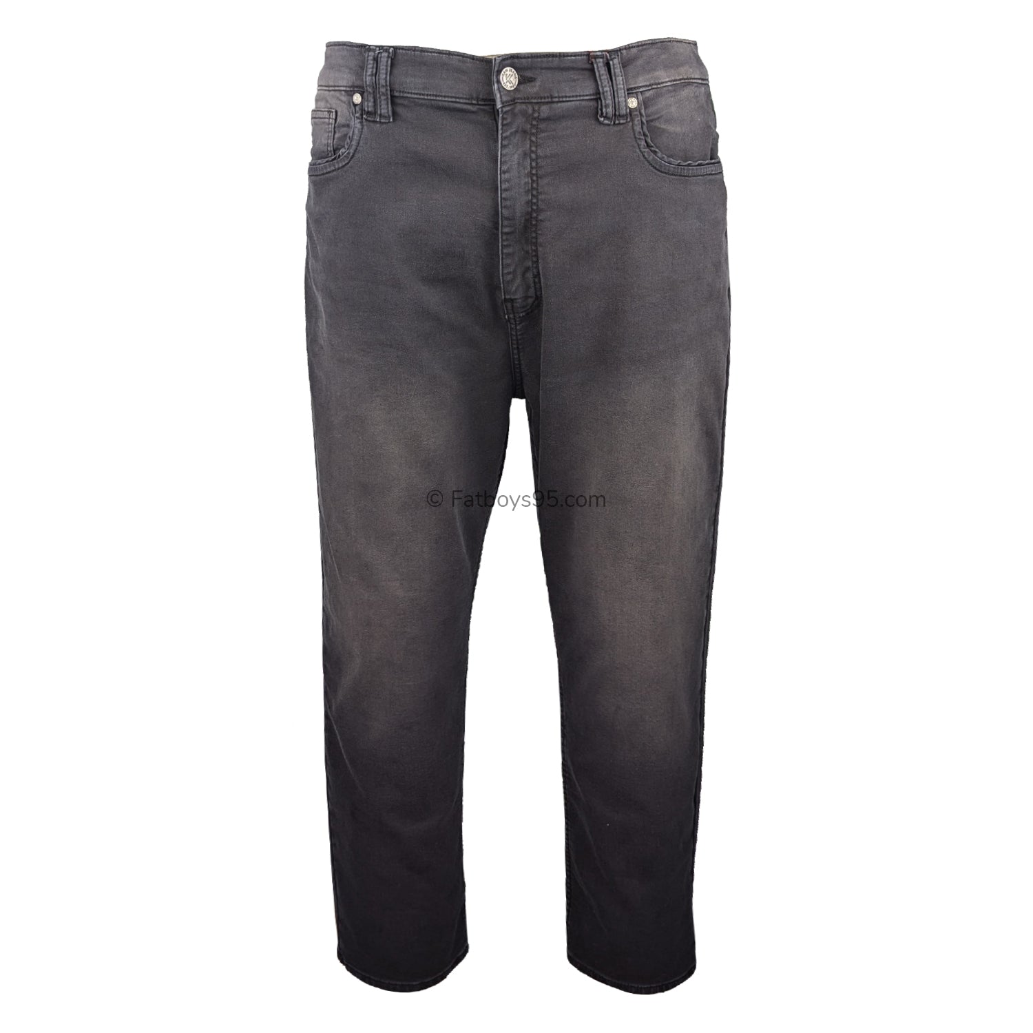 Kam Stretch Jeans - KBS Nunez - Charcoal 1