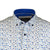 Kam Bird Print S/S Shirt - KBS P026 - White 2