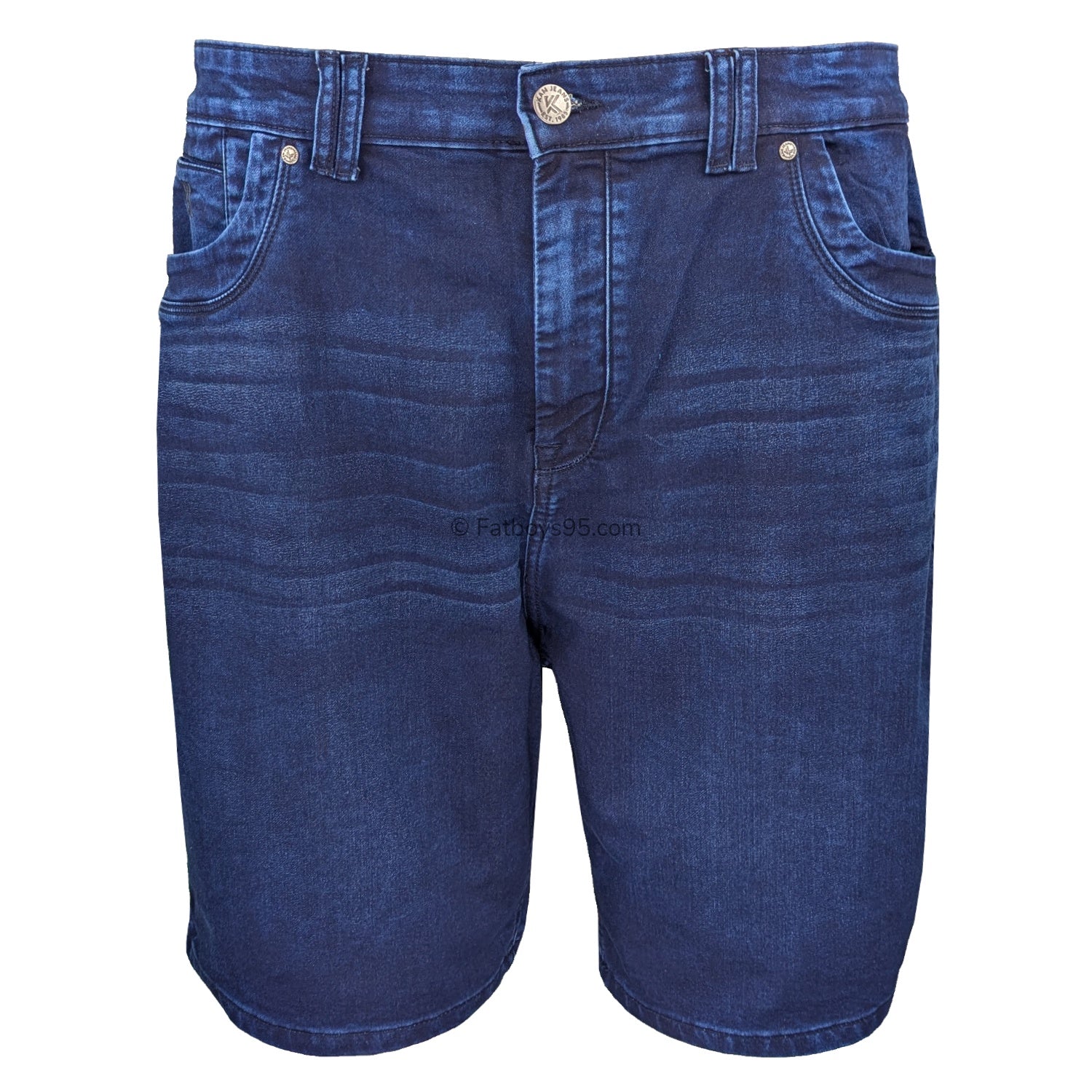 Kam Stretch Denim Shorts - KBS Pepe - Mid Wash