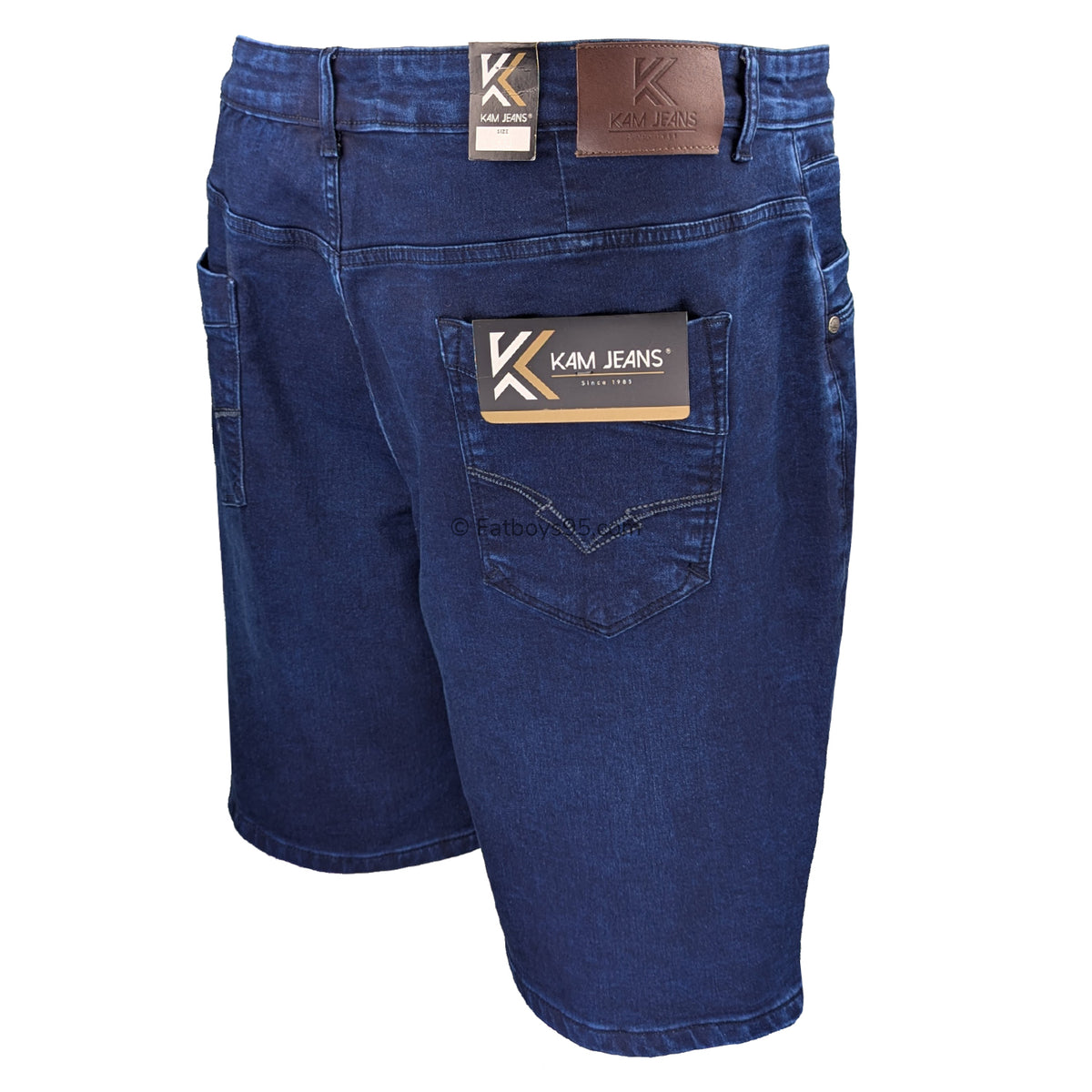 Kam Stretch Denim Shorts - KBS Pepe - Mid Wash