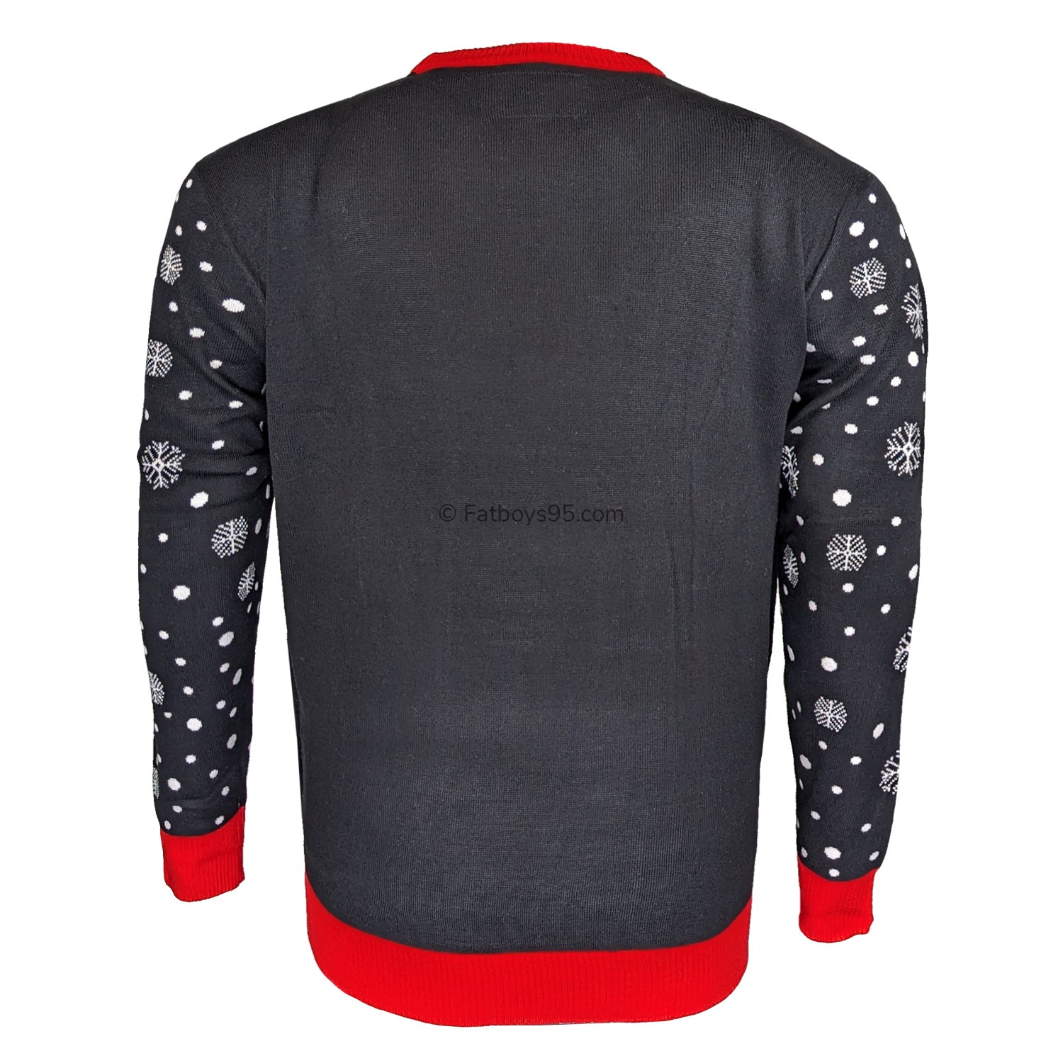 Kam Bulldog Santa Xmas Jumper - KBS X024 - Black 3