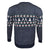 Kam Reindeer Xmas Jumper - KBS X026 - Navy 3