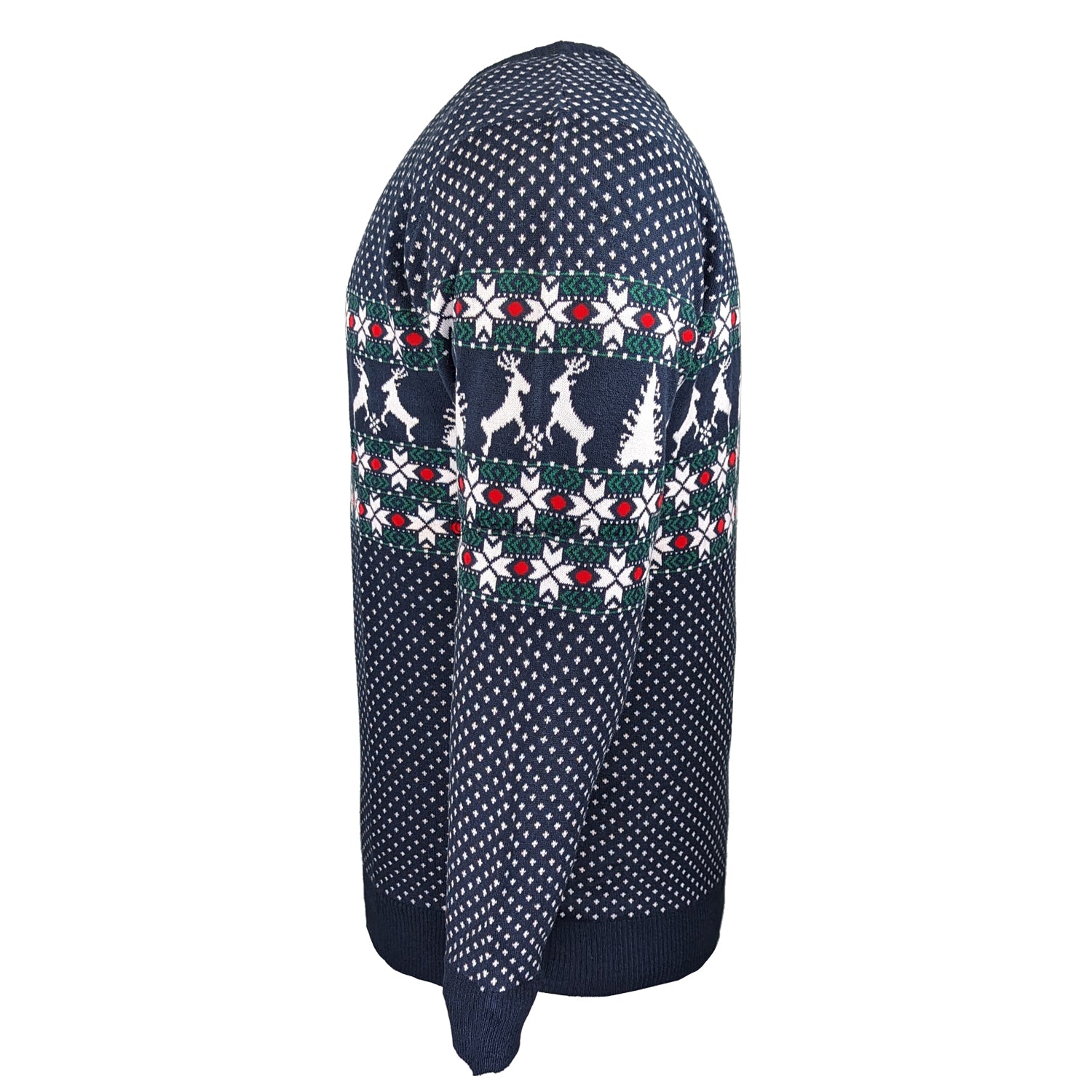 Kam Reindeer Xmas Jumper - KBS X026 - Navy 4