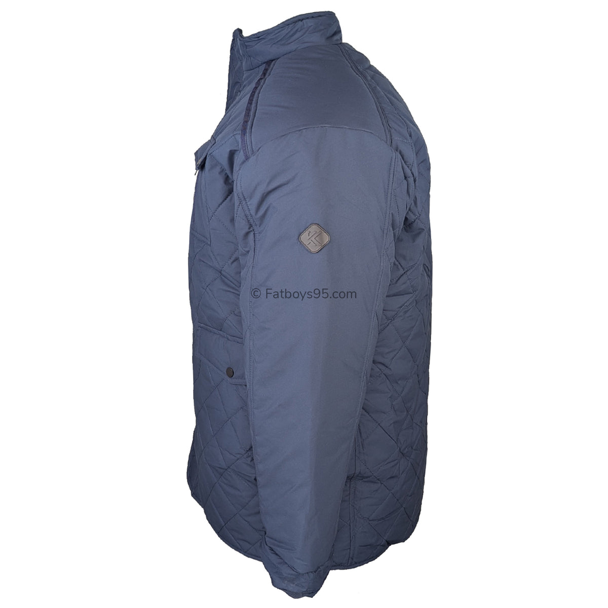 Kam Heritage Quilted Coat - KBS KV139 - Navy 7