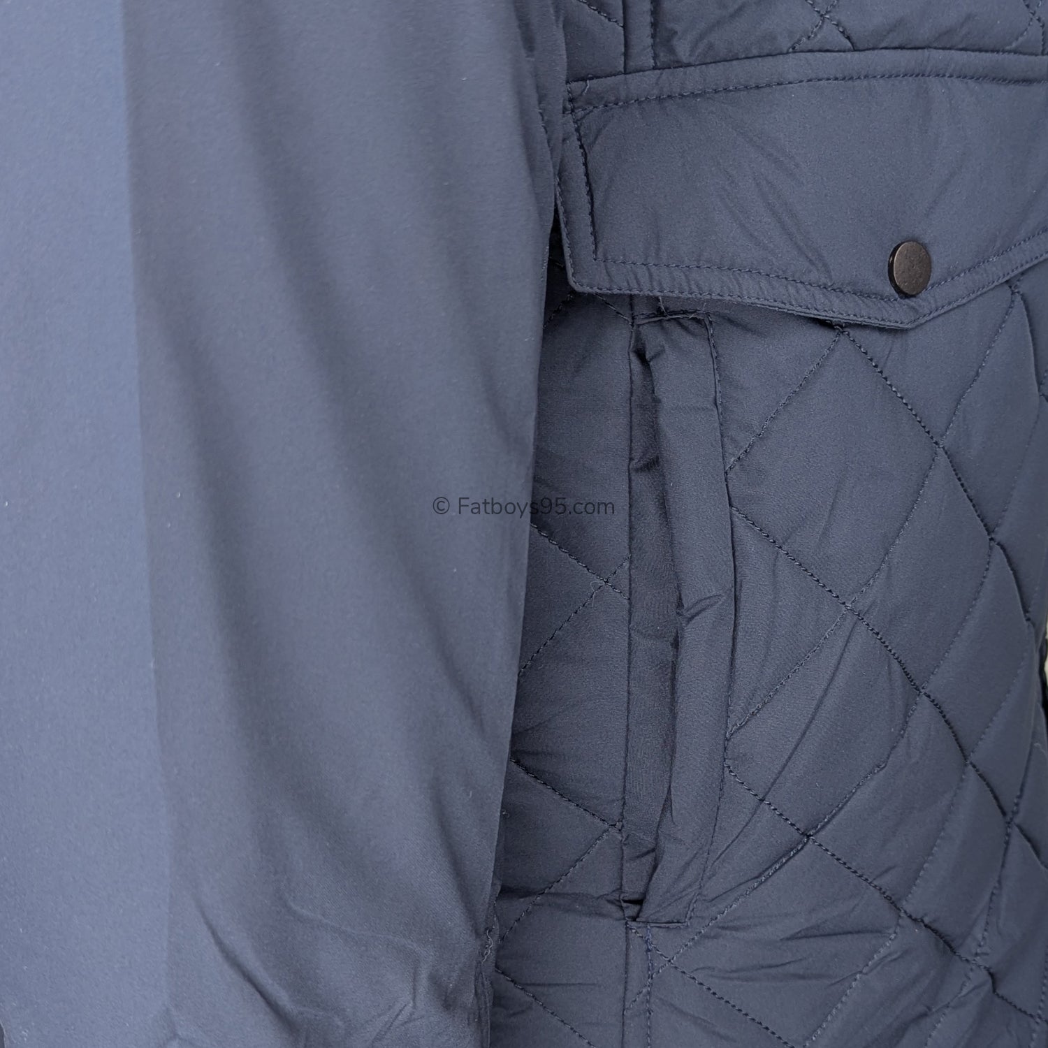 Kam Heritage Quilted Coat - KBS KV139 - Navy 6