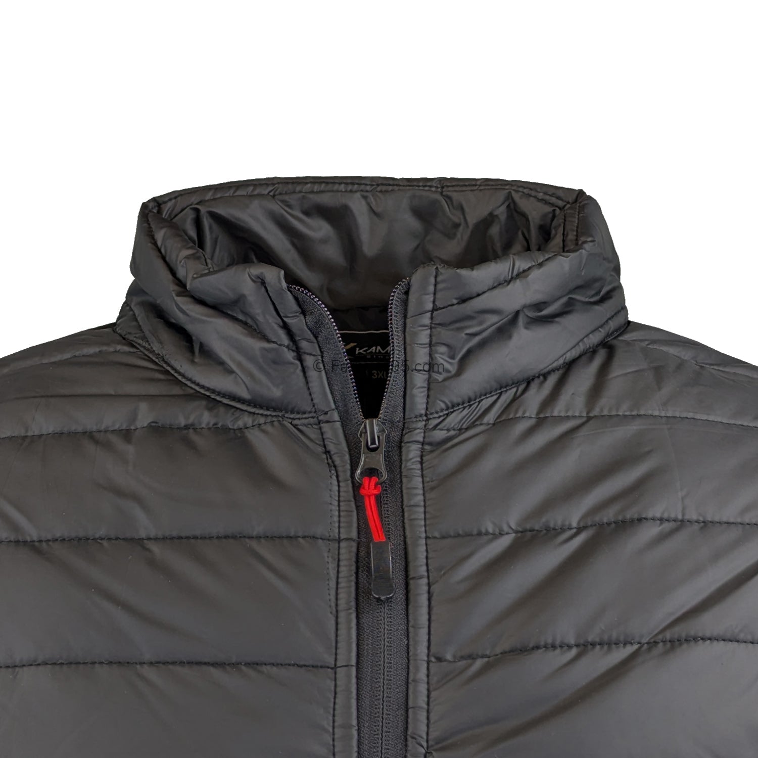 Kam Full Zip Padded Gilet - KV141 - Black 2