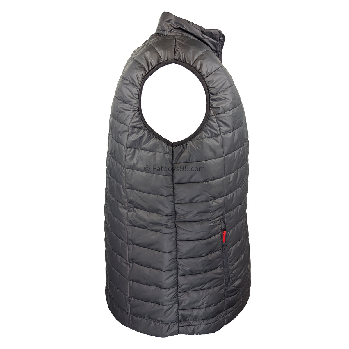 Kam Full Zip Padded Gilet - KV141 - Black 5