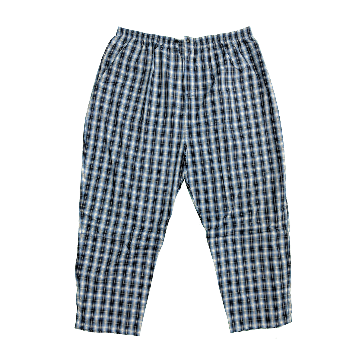 Kings Club PJs (Shirt & Trousers) - 257039 - Blue Check